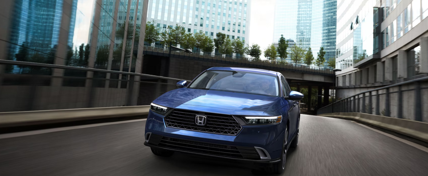 2025 Honda Accord Touring Hybrid in Canyon River Blue Metallic
