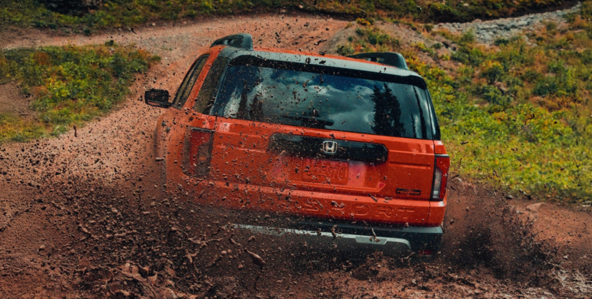 2025 Honda Passport TrailSport Elite in Sunset Orange