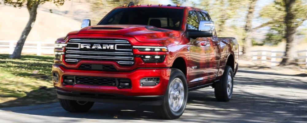 2026 RAM 2500 exterior red parked