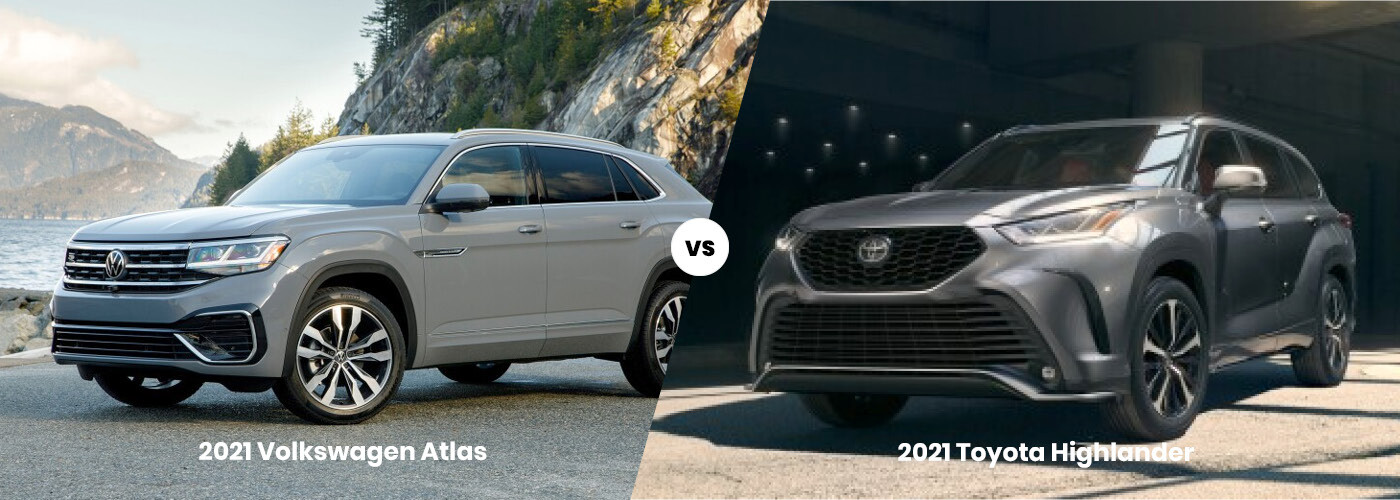 2021 Volkswagen Atlas vs. 2021 Toyota Highlander Koch 33 Volkswagen