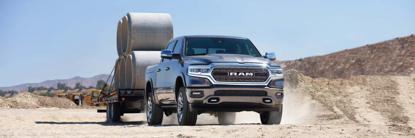 2023 RAM 1500 Towing at Construction Site 2023 RAM 1500 Towing at Construction Site