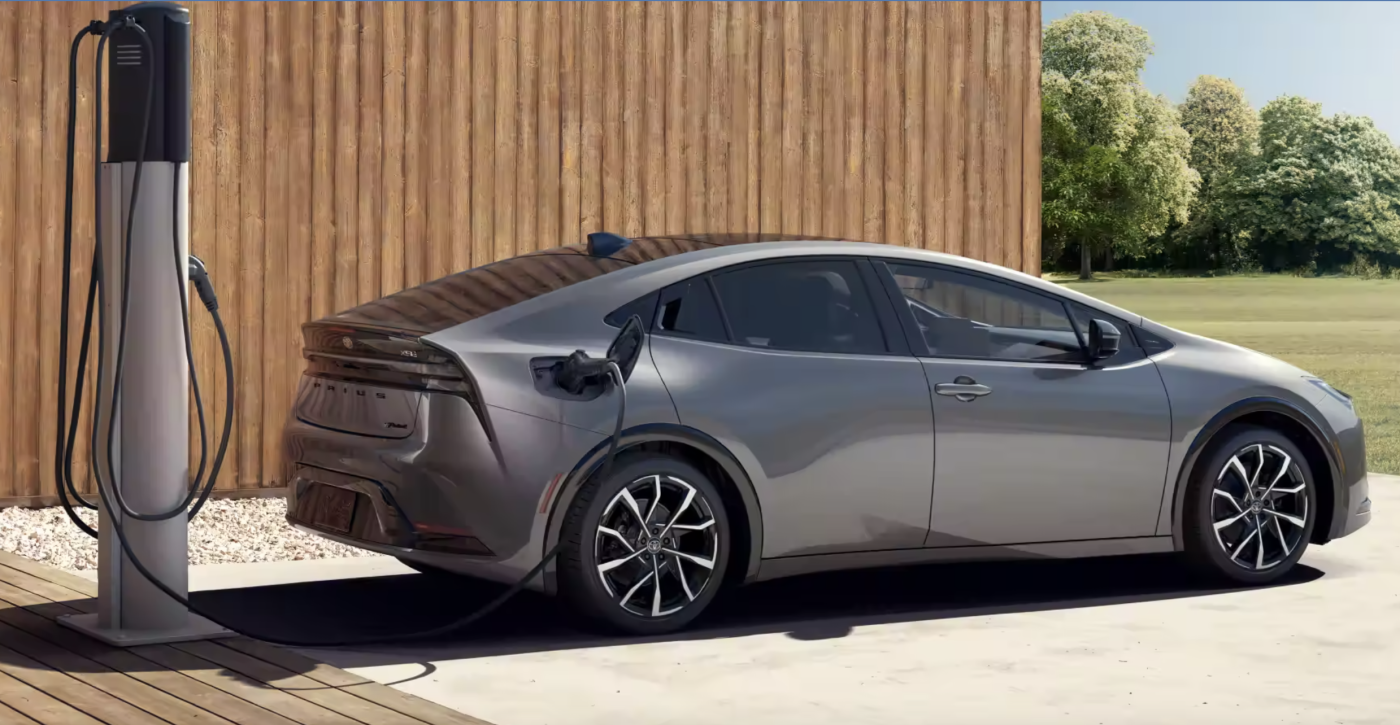 2023 Toyota Prius Prime Charging Rear