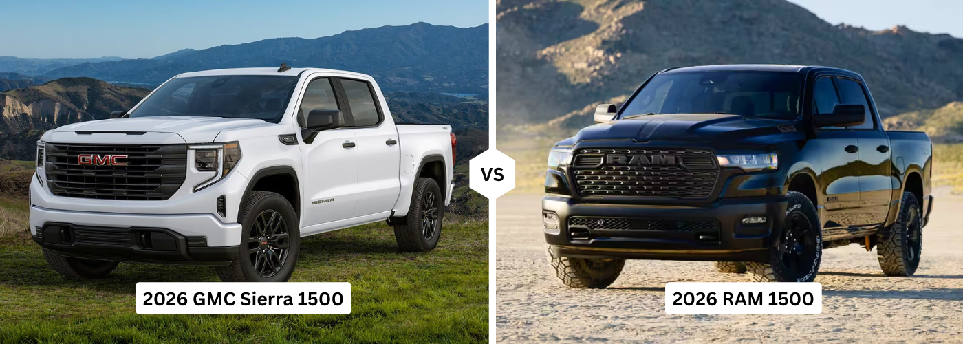 2026 GMC Sierra 1500 vs. 2026 RAM 1500