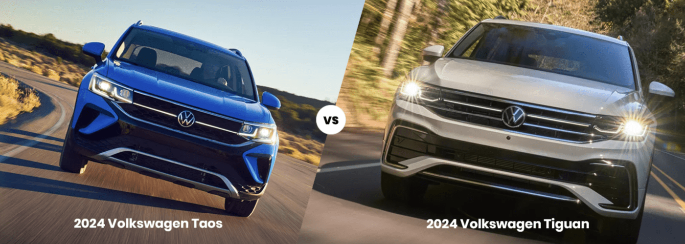 2024 Volkswagen Taos vs. Volkswagen Tiguan-Landing Page Banner