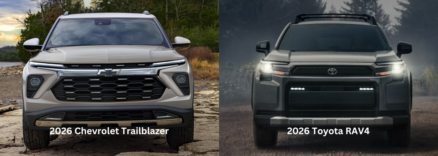 2026 Chevrolet Trailblazer vs 2026 Toyota RAV4 - Comparison 2026 Chevrolet Trailblazer vs 2026 Toyota RAV4 - Comparison