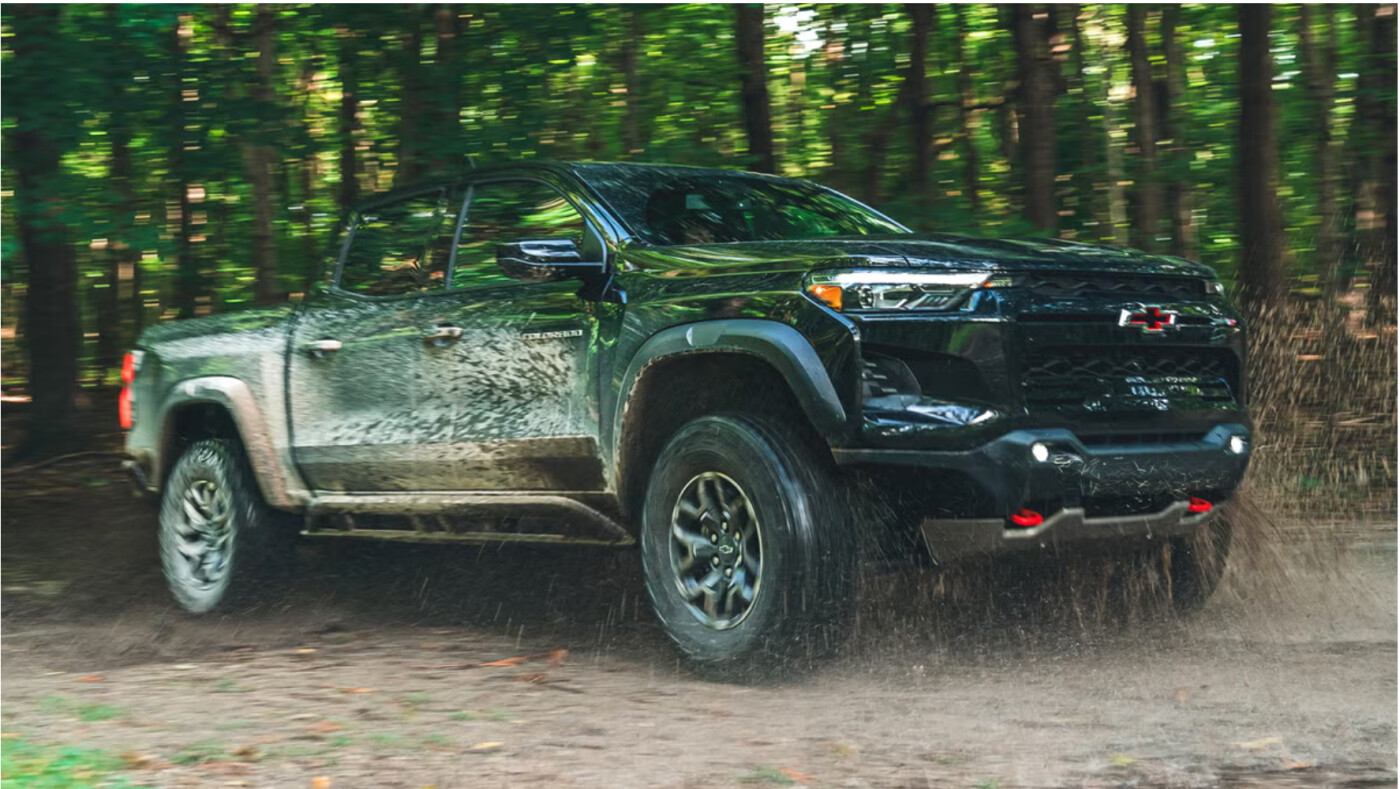 2026 Chevy Colorado in mud