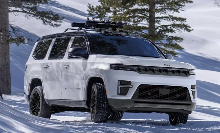 2026 Jeep Grand Wagoneer in the snow.