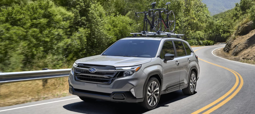2026 Subaru Forester Touring in River Rock Pearl Color with Accessory Equipment