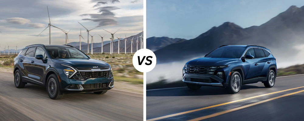 2025 Kia Sportage vs Hyundai Tucson