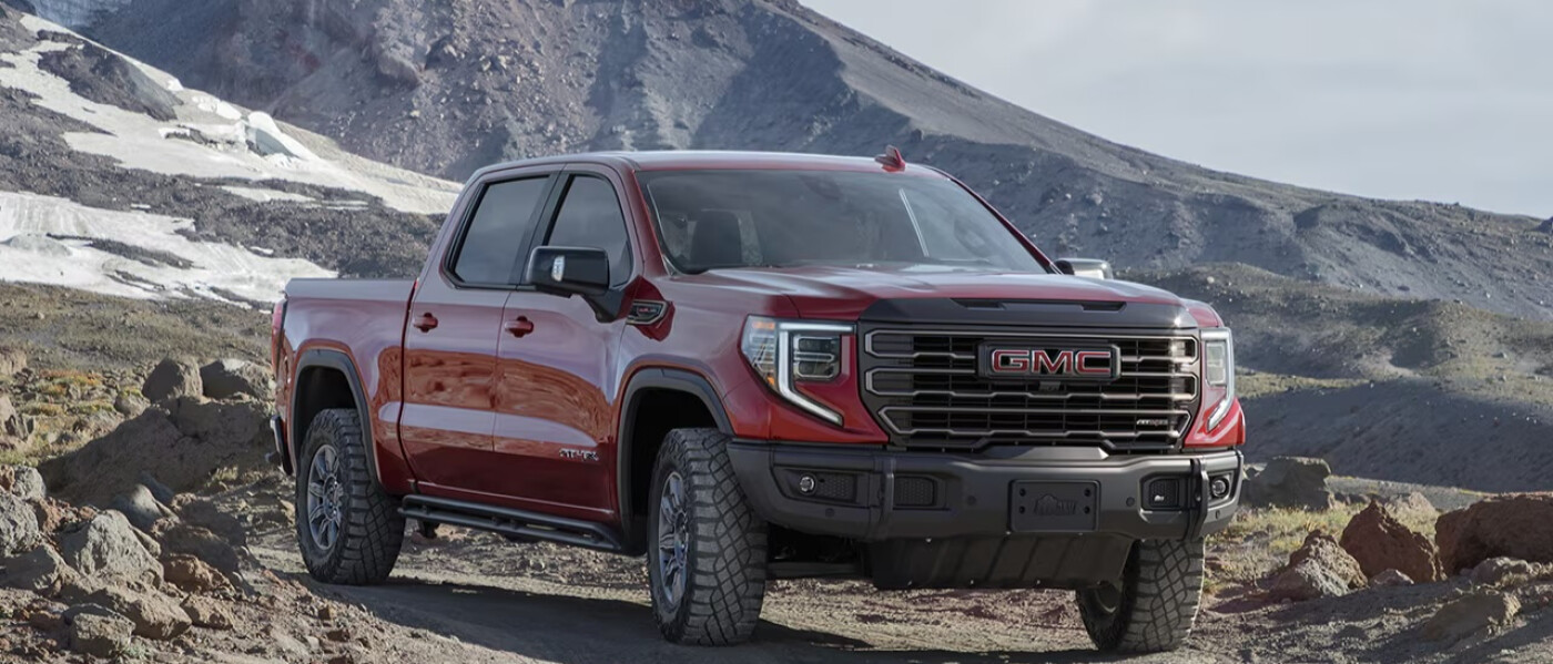 2026 GMC Sierra 1500 in snowy mountains