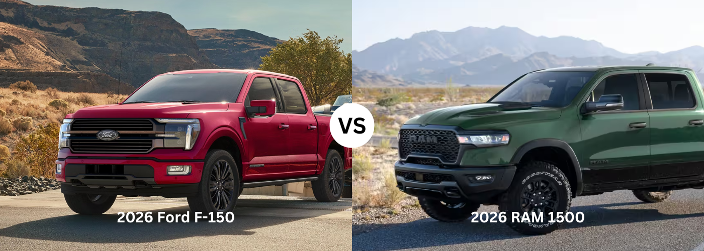 2026 Ford F-150 vs. RAM 1500