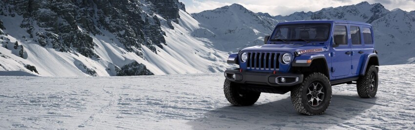 2021 Jeep Wrangler in Snow