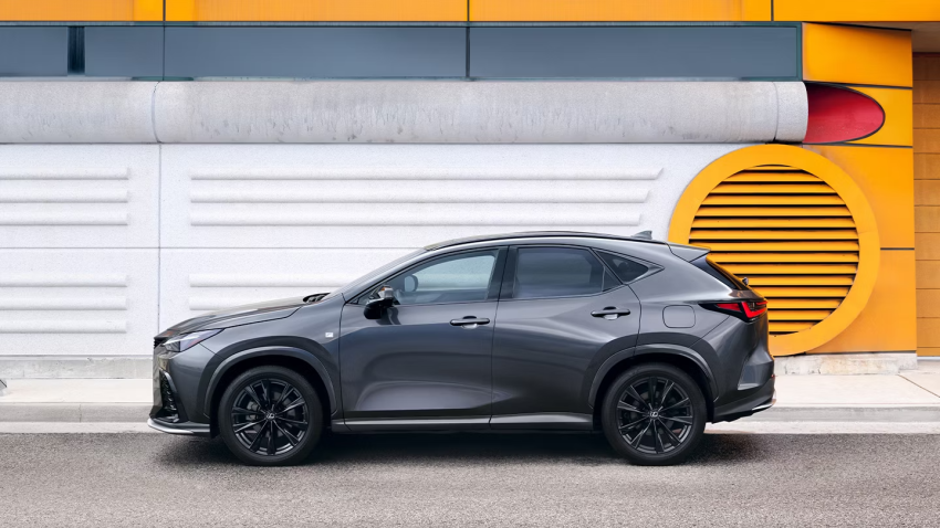 2026 Lexus NX 450h+ F SPORT Handing AWD shown in Cloudburst Gray 2026 Lexus NX 450h+ F SPORT Handing AWD shown in Cloudburst Gray