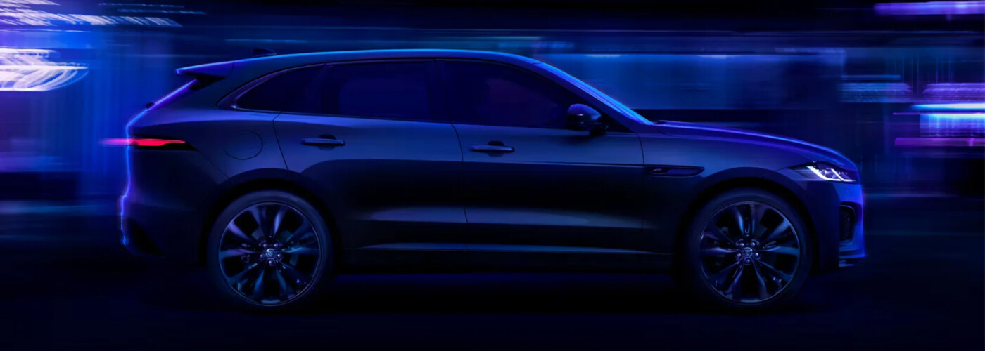 2026 Jaguar F-Pace Sideways View Driving