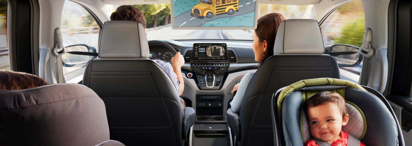A family inside a 2026 Honda Odyssey