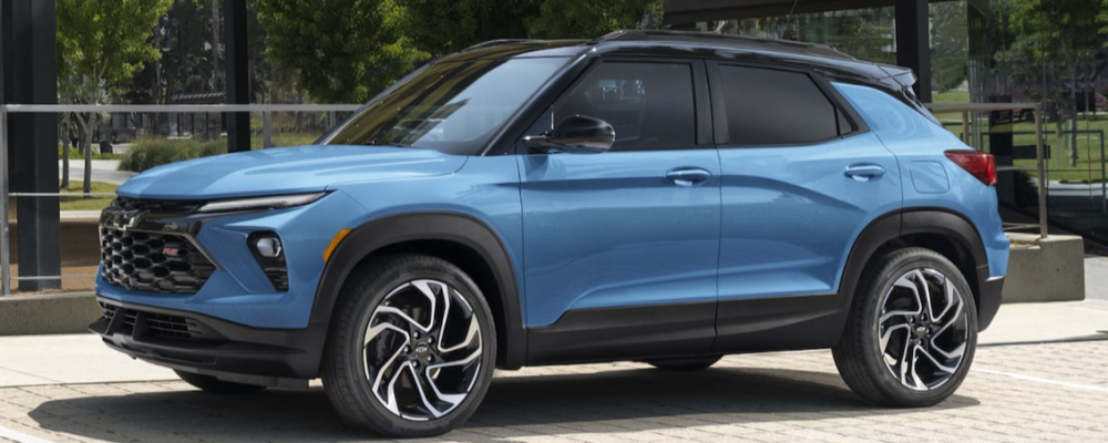 2026 Chevrolet Trailblazer driving down the road
