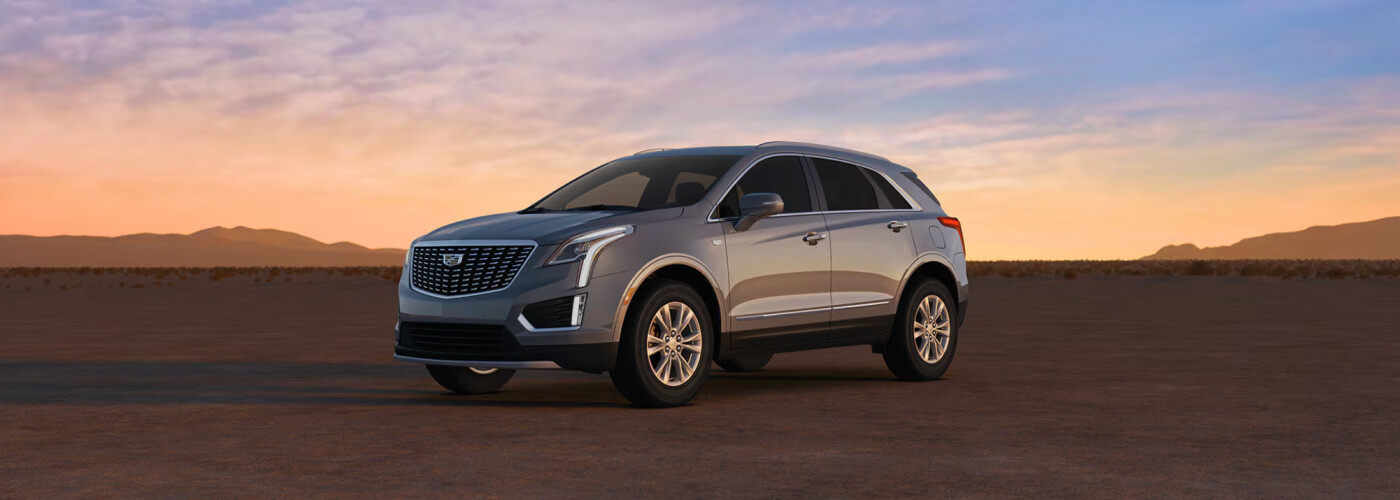 2026 Cadillac XT5 parked in desert