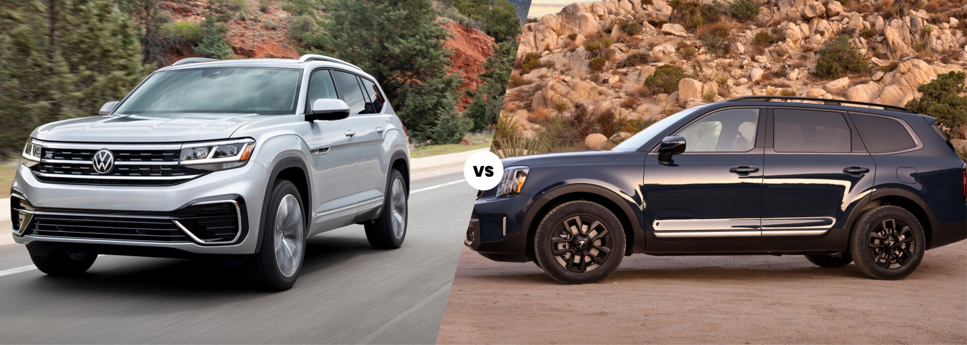 2023 Volkswagen Atlas vs. 2023 Kia Telluride
