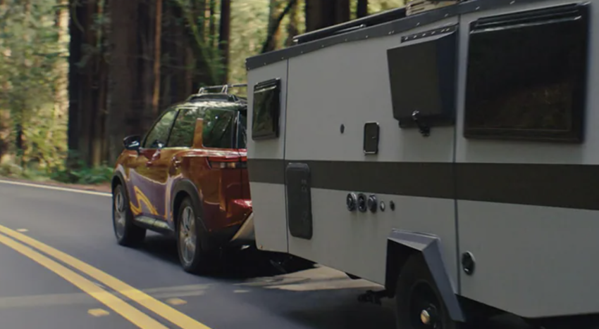 2023 Nissan Pathfinder towing RV