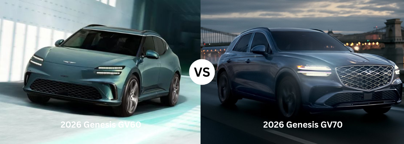 2026 Genesis GV60 vs GV70