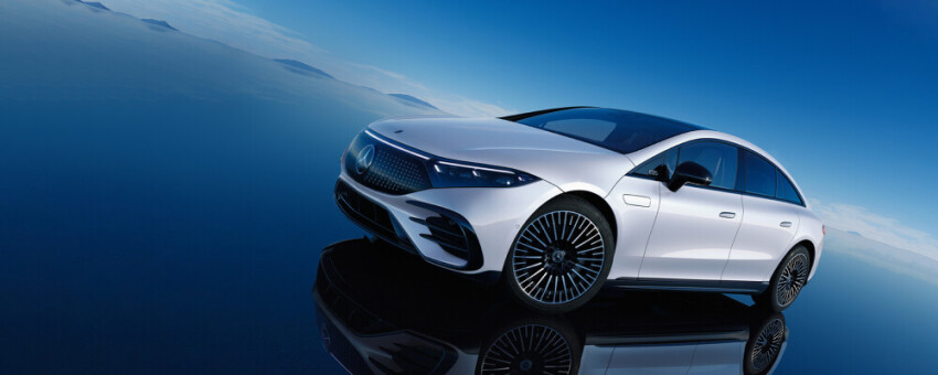 White 2022 Mercedes-Benz EQS Sedan 