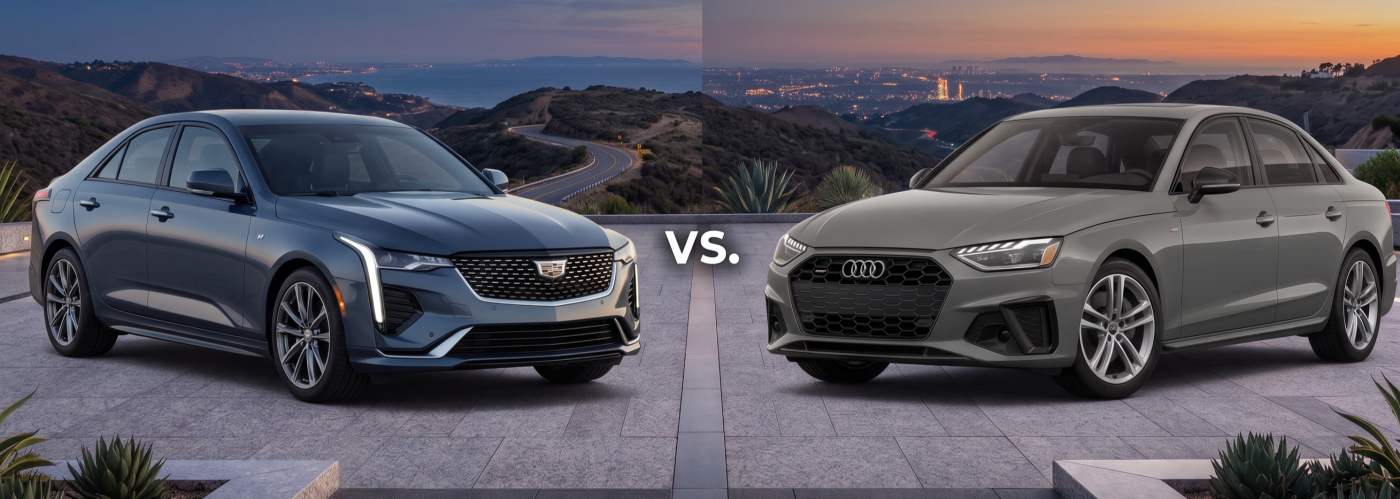 2026 Cadillac CT4 Vs. 2025 Audi A4 2026 Cadillac CT4 Vs. 2025 Audi A4