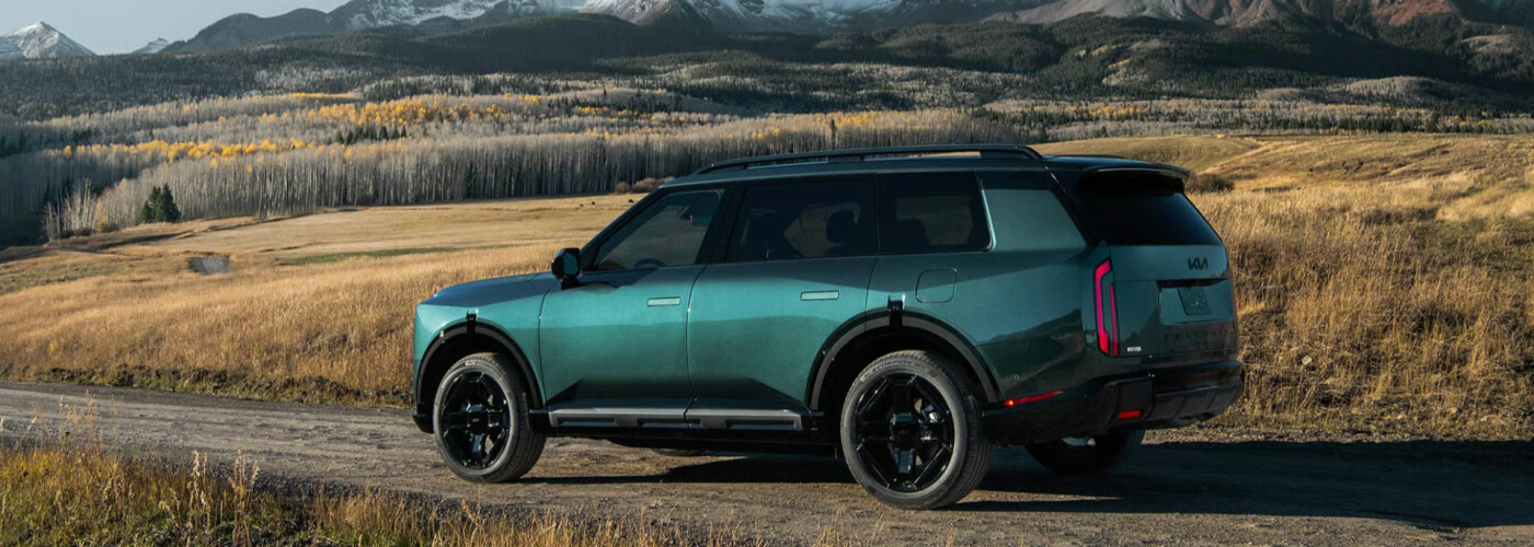 2027 Kia Telluride Hybrid in the mountains