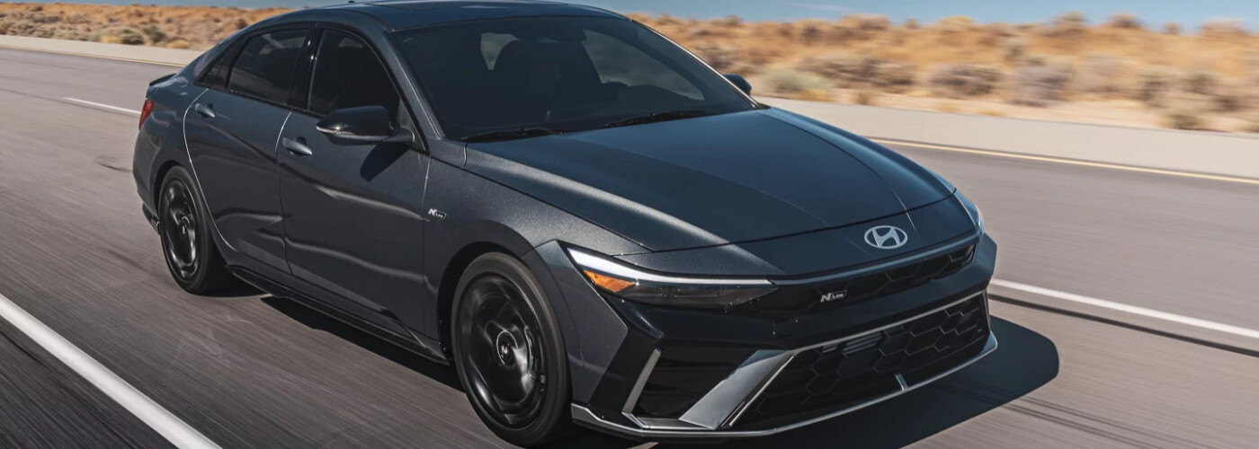 2025 Hyundai Elantra Driving on Highway