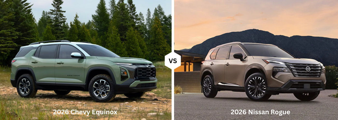 2026 Chevy Equinox vs. 2026 Nissan Rogue
