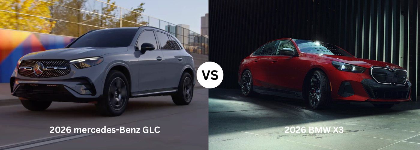 2026 Mercedes-Benz GLC vs. BMW X3
