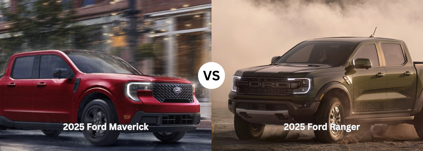 2025 Ford Maverick vs. 2025 Ford Ranger 2025 Ford Ranger vs. 2025 Ford Maverick