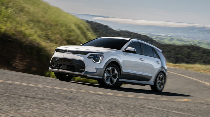 2025 Kia Niro EV in Snow White Pearl Color