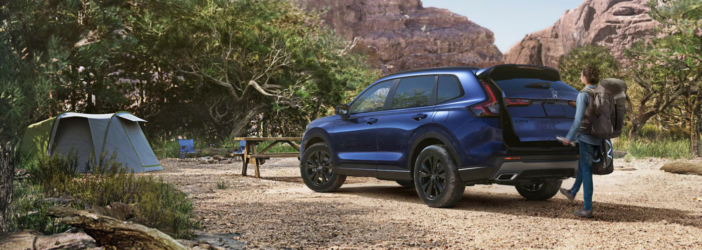 2026 Honda CR-V at a campsite