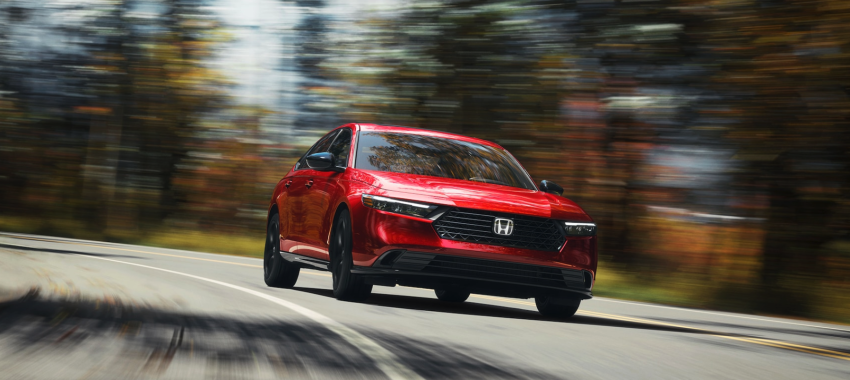 2025 Honda Accord Sport-L Hybrid in Radiant Red Metallic