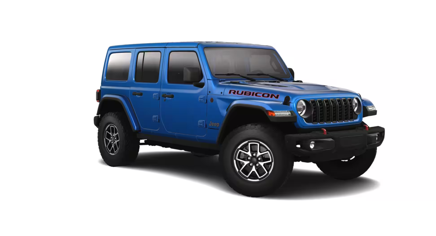 2025 Jeep Wrangler Rubicon - Hydro Blue Pearl Coat 2025 Jeep Wrangler Rubicon - Hydro Blue Pearl Coat