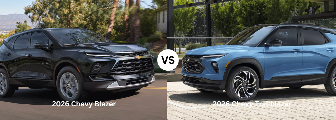 2026 Chevrolet Blazer Vs. Chevrolet Trailblazer
