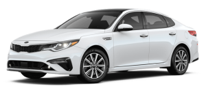 2019 Kia Optima EX Trim Side Profile of Snow White Pearl 2019 Kia Optima EX Trim