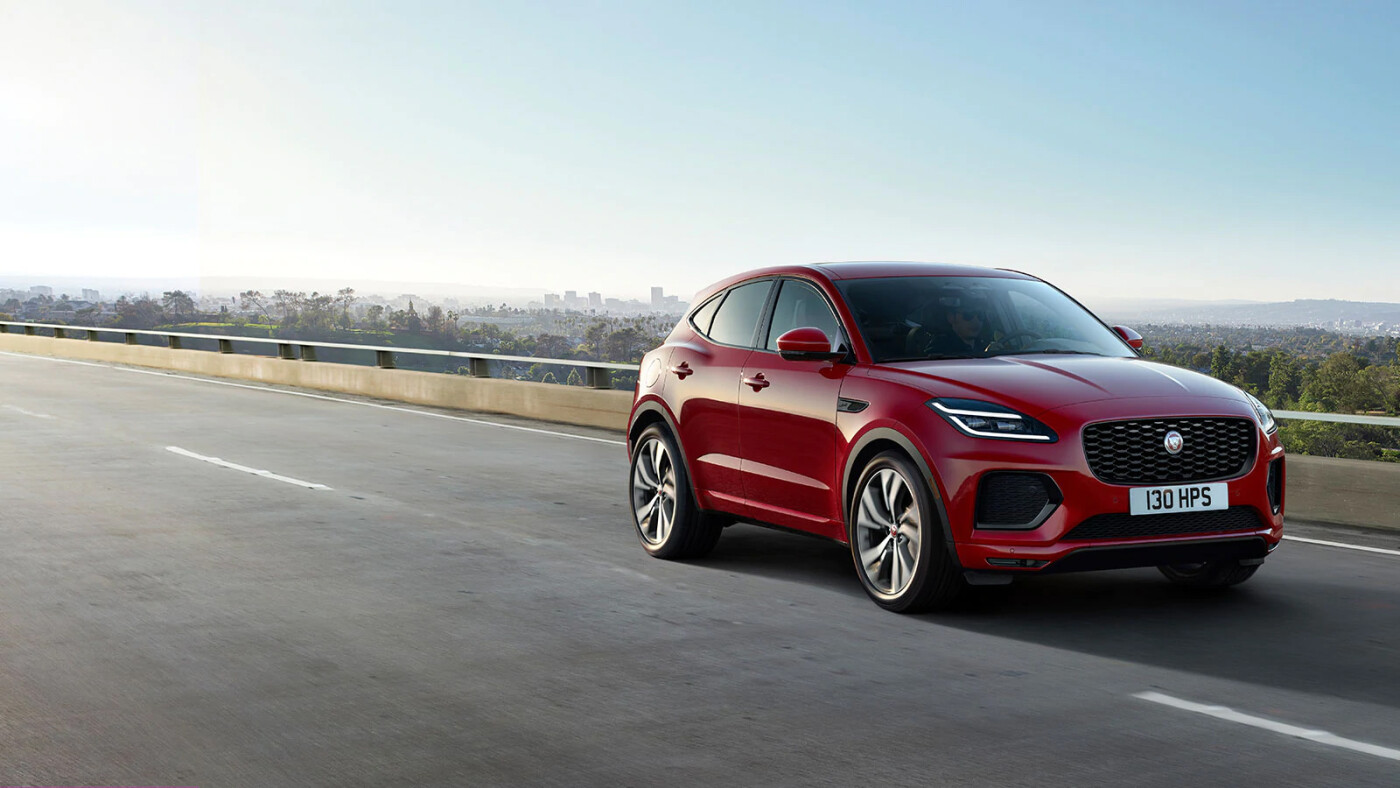 2022 Jaguar E-PACE Driving on Highway 2022 Jaguar E-PACE Driving on Highway