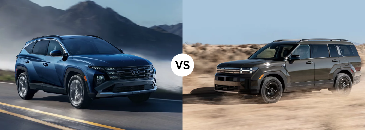 2025 Hyundai Tucson vs. Santa Fe | Hyundai of Meridian
