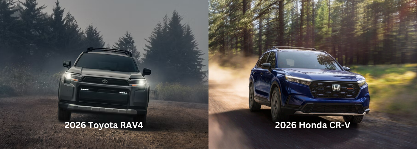 2026 Toyota RAV4 vs. Honda CR-V  - Comparison