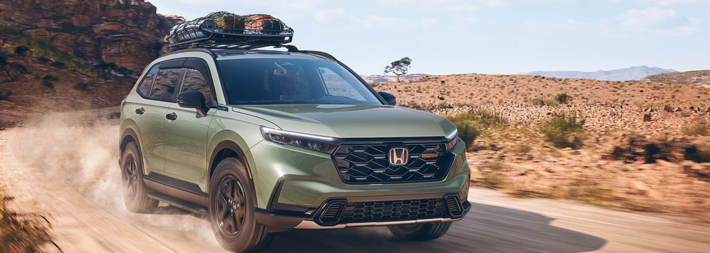 2026 Honda CR-V Trailsport Hybrid in Ash Green Metallic Color
