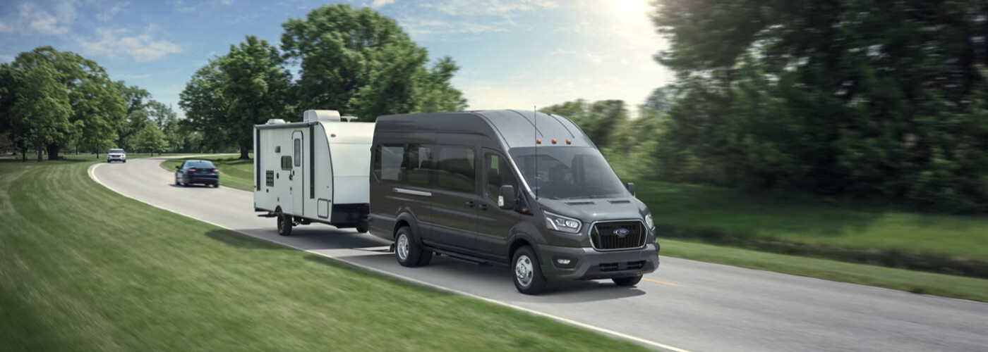 2025 Ford Transit Towing a Camper 2025 Ford Transit Towing a Camper