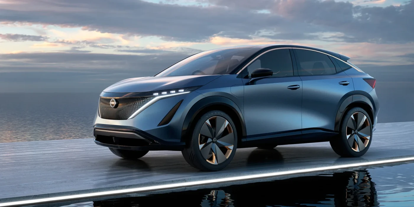 2023 Nissan ARIYA by body of water