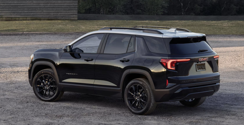 2025 GMC Terrain outside on dirt