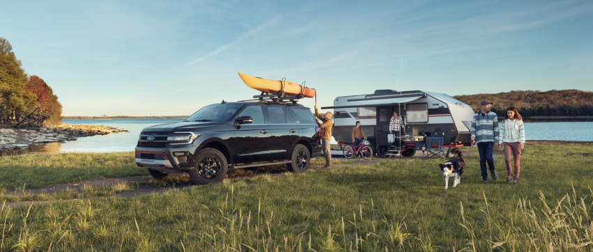 2024 Ford Expedition at a lake