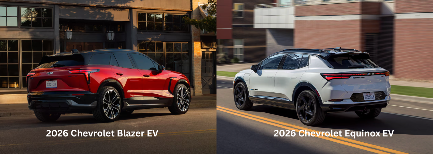 2026 Chevrolet Blazer EV vs Equinox EV 2026 Chevrolet Blazer EV vs Equinox EV