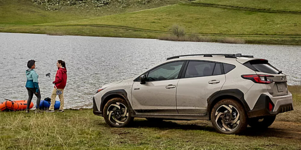 2026 Subaru Crosstrek Hybrid parked by lake