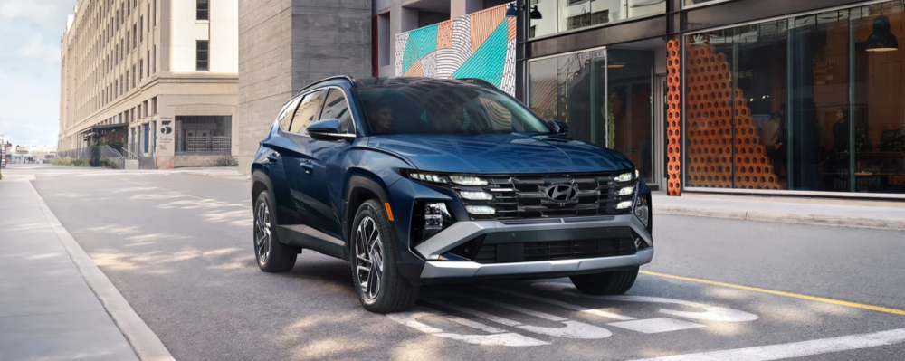 2026 Hyundai Tucson Driving Downtown