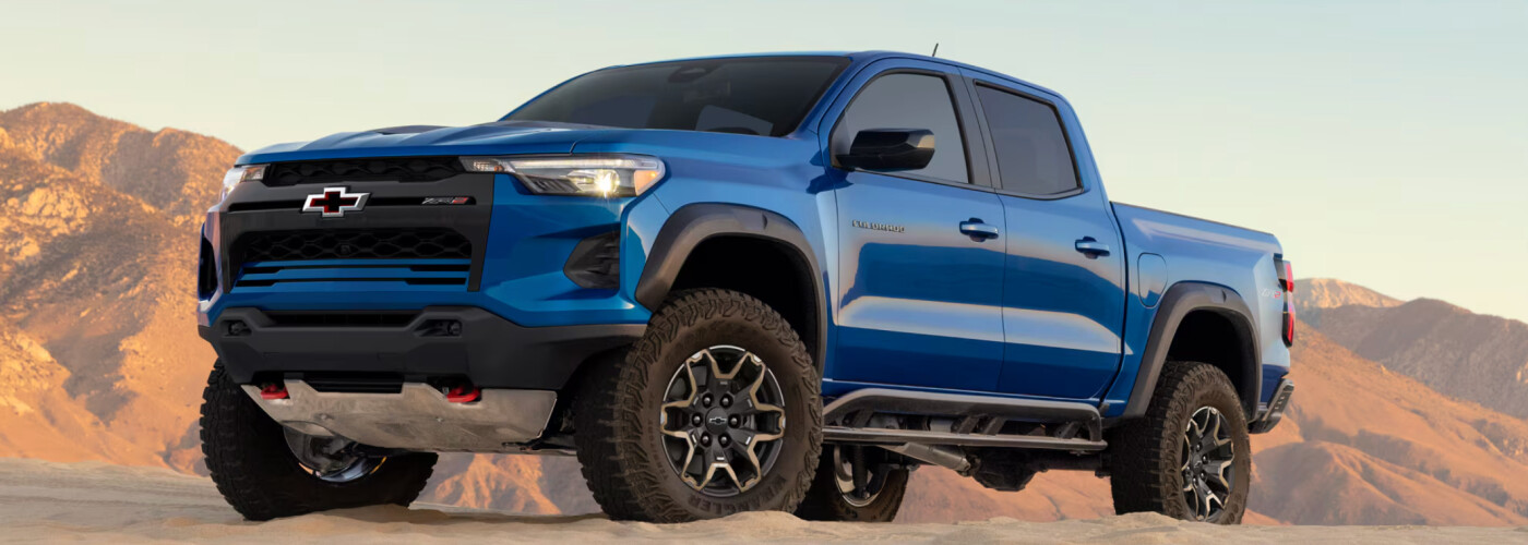 2026 Chevy Colorado exterior in the sand