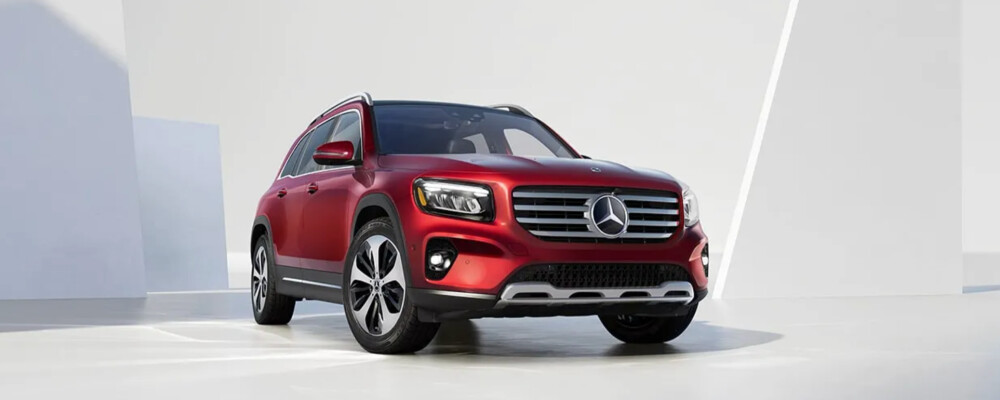 2026 Mercedes-Benz GLB SUV exterior red front